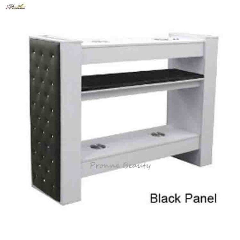 Round Nail Dryer Table Factory - Luxury Nail Salon Manicure Pedicure for 4 Persons Kelly