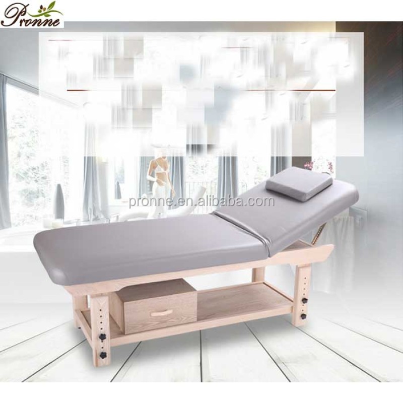 Electric Spa Facial Bed Factory - Luxury Aesthetic Stainless Steel Gold Base 4 Motors Physiotherapy Treatment