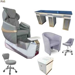 Pedicure Massage Chair Manufacturer - Antique Hot Sale Nail Spa Salon Whirlpool Luxurious