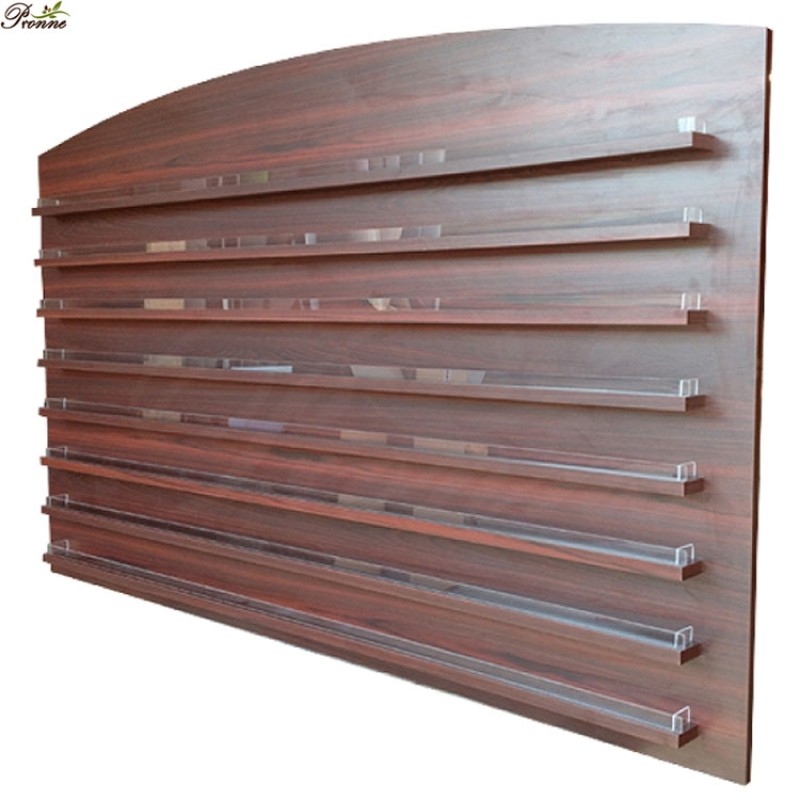 Cosmetic Organizer Factory - Modern White Wooden Nail Cabinet Display Rack Stand