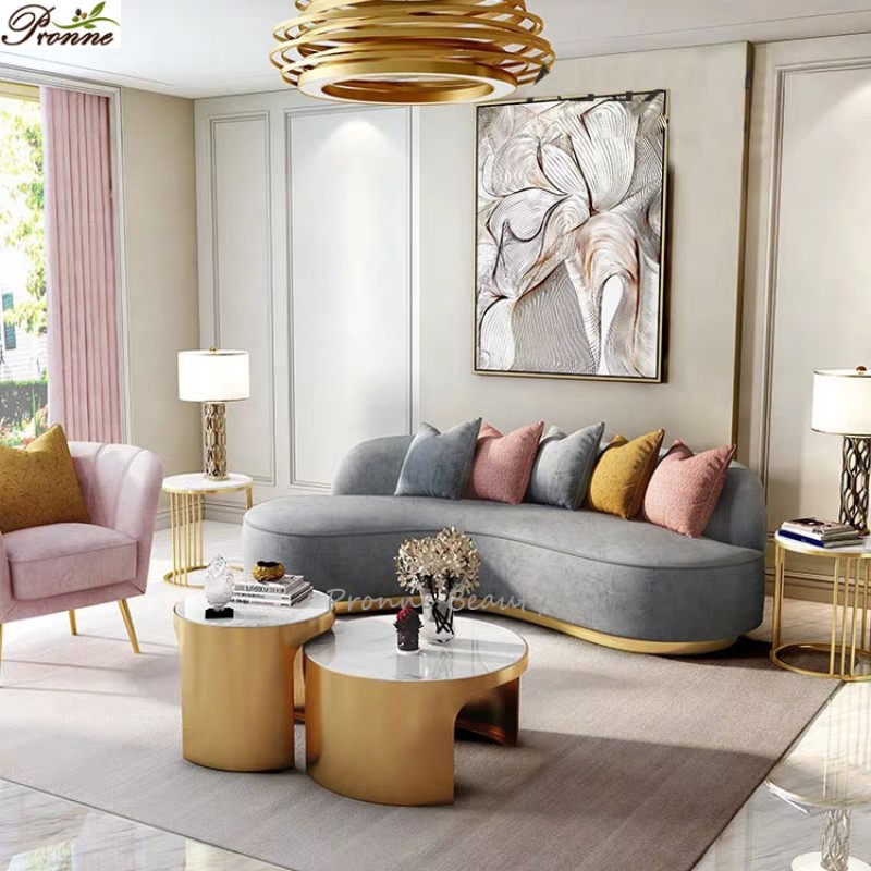 Waiting Room Chairs Manufacturer - Popular Pink Velvet Salon Rest Area Leisure Beauty Reception Chairs