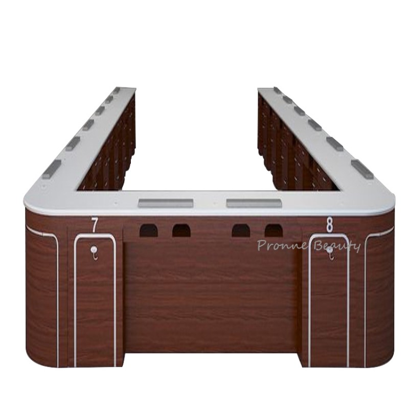 Portable Manicure Table Factory - Unique Design Nail Salon Furniture Custom Made Bar Station Wholesale