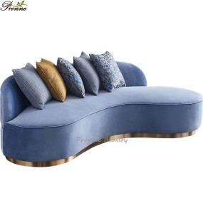 Waiting Accent Chair Manufacturer - China Modern Single Sofa Chair Gold Gray Velvet Cushion for Sale