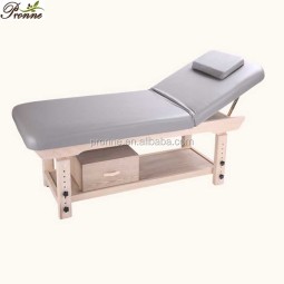 Electric Spa Facial Bed Factory - Luxury Aesthetic Stainless Steel Gold Base 4 Motors Physiotherapy Treatment