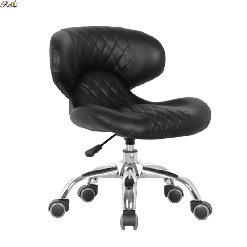 Rolling Pedi Stool Factory - New Design Salon Spa Swivel Technician with Storage for Supplies Chair