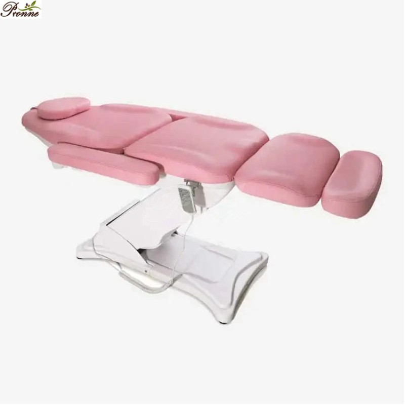 Esthetician Equipment Manufacturer - Cheap Modern Luxury Wood Base Massage Table Facial Spa Bed with Storage