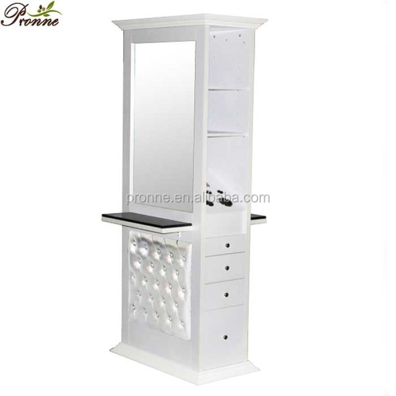 Styling Mirror Stations Factory - Luxury Modern Wholesale Hairdressing Double Sided Tufted