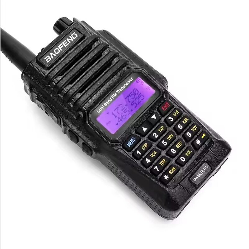 Walkie Talkie Manufacturer - UV-9R Plus Waterproof 8W High Power VHF UHF Dual Band