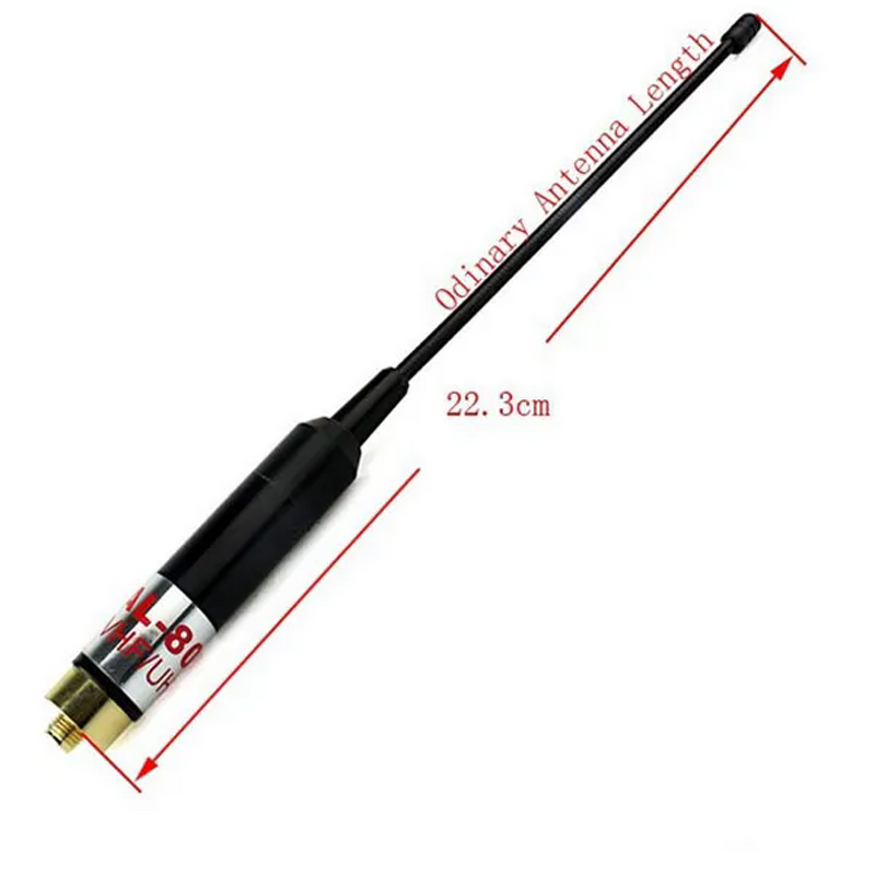 Telescopic Antenna Manufacturer - AL-800 144/430MHz Dual Band Flexible for VHF UHF