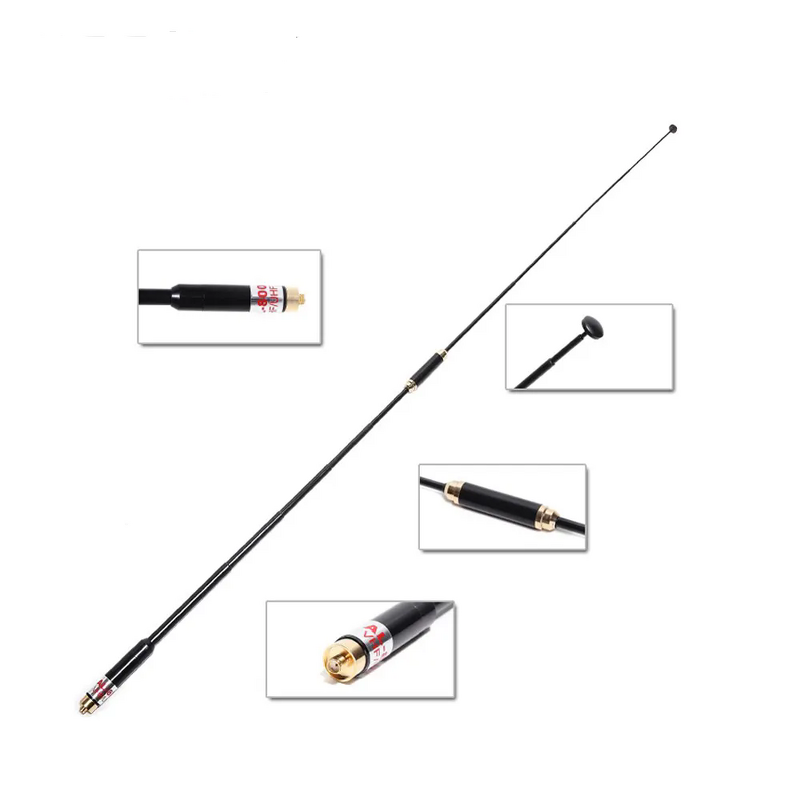 Telescopic Antenna Manufacturer - AL-800 144/430MHz Dual Band Flexible for VHF UHF