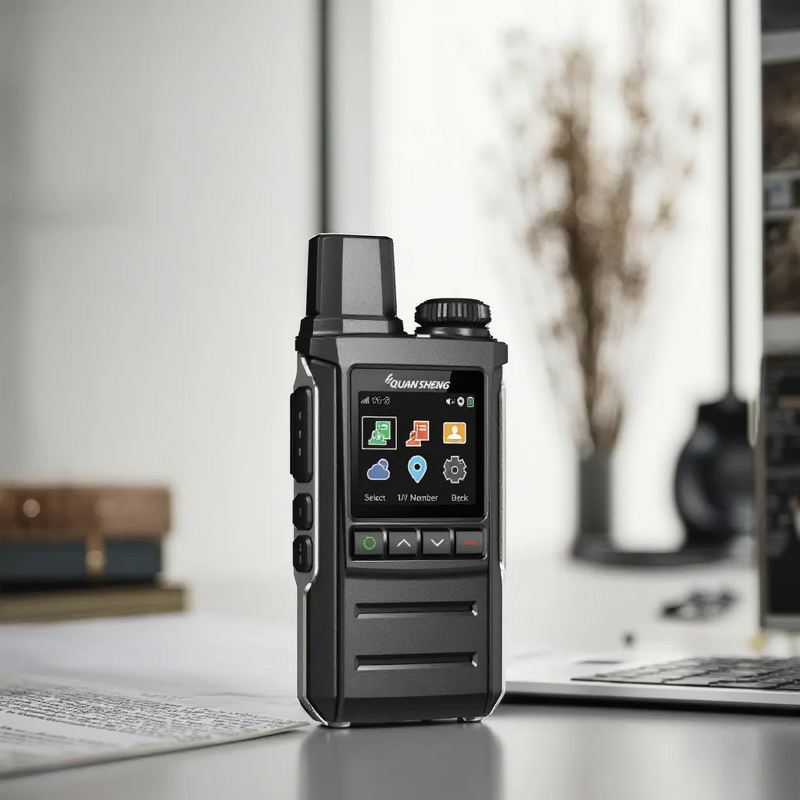 4G PTT Network Walkie Talkie Manufacturer - QUANSHENG IP-Q1 for PoC Radio Slim Metal