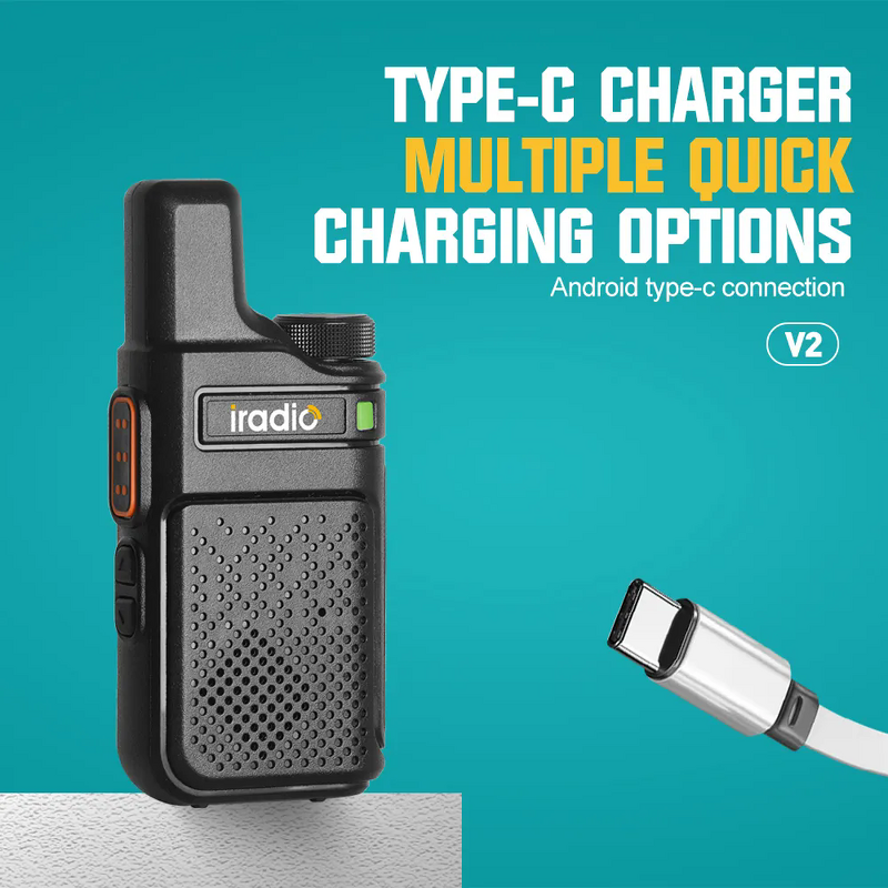 Handheld Walkie Talkie Manufacturer - Iradio V2 Mini UHF PMR 446 with Internal Antenna