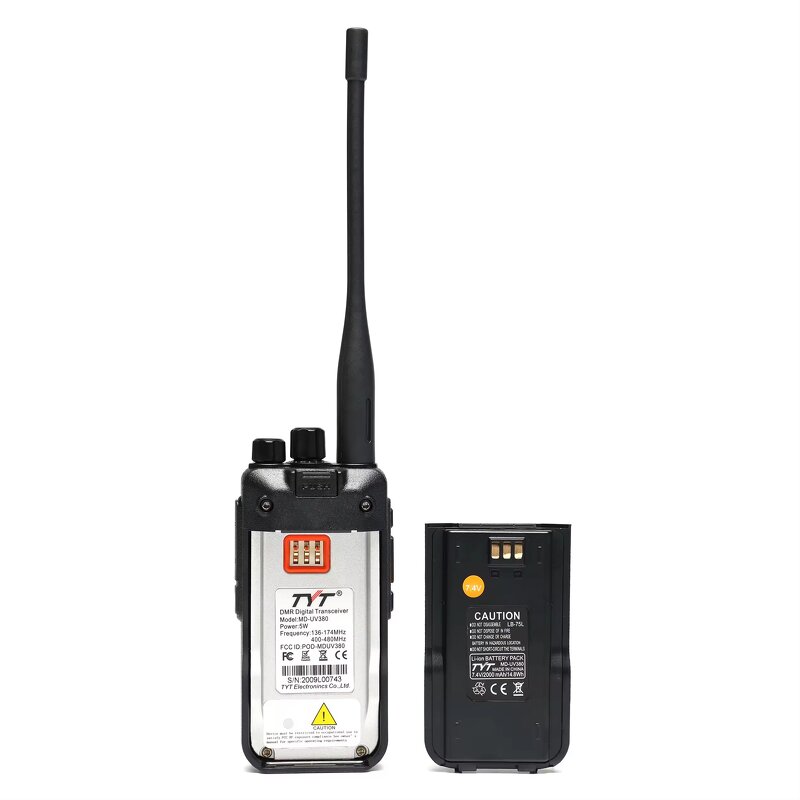 Mobile Radio Manufacturer - MD-UV380 5W DMR Digital TDMA Dual Band 3000 Channels