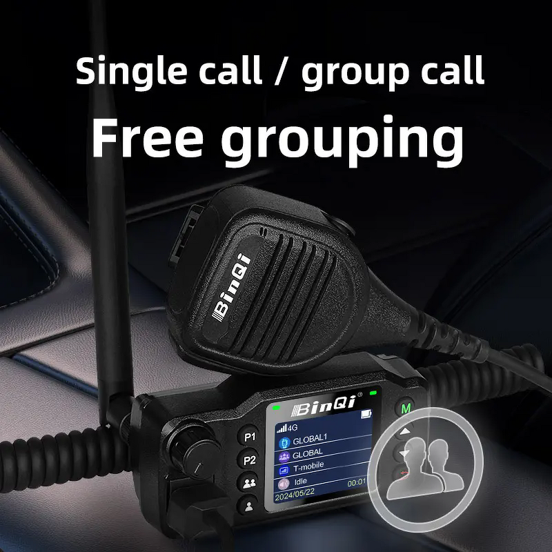 4G POC Car Radio Manufacturer - BinQi BQ-8900EU GPS Vehicle-Mounted Real PTT SIM Card