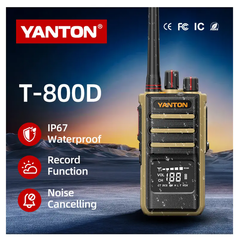 Walkie Talkie Battery Manufacturer - High Quality Long Range Li-ion Fast YANTON T-800D