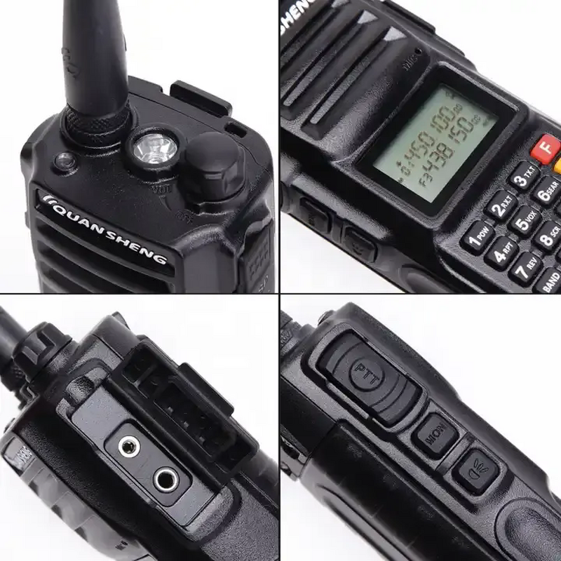 Walkie Talkie Manufacturer - QuanSheng TG-UV2 Plus 10KM Long Range Dual Band 136-174 400-470MHz