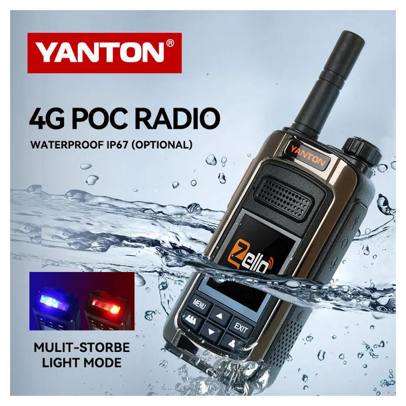 Walkie Talkie Manufacturer - YANTON T-X9D Telsiz with Sim Card Set PTT Zello Realptt