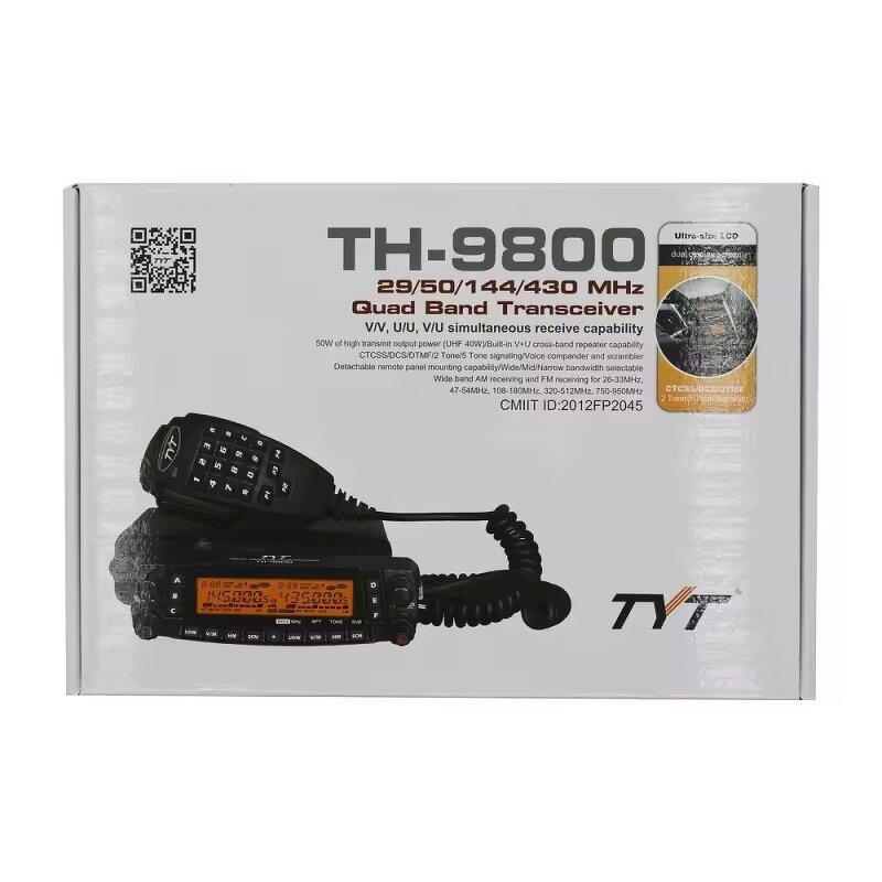 Mobile Radio Manufacturer - TYT TH-9800 Quad Band Transceiver High Power Car Radio