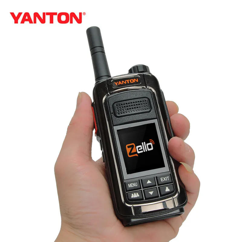Walkie Talkie Manufacturer - YANTON T-X9D Telsiz with Sim Card Set PTT Zello Realptt