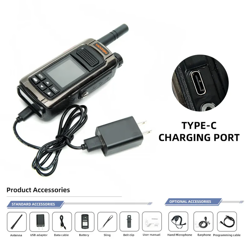 4G LTE PoC Two-Way Radio Manufacturer - YANTON T-X9 Real PTT IP Network 2W Output