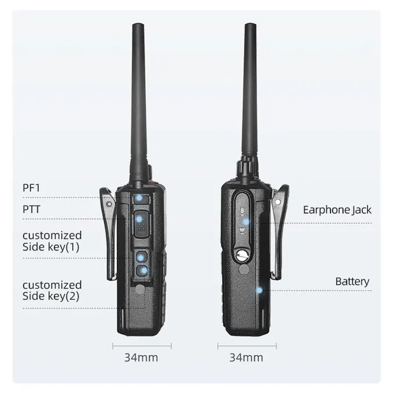 Digital DMR Two-Way Walkie Talkie Manufacturer - YANTON DM-980 VHF UHF Mobile