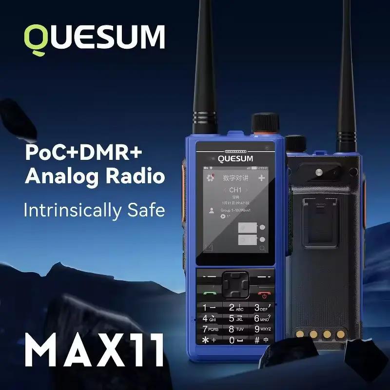 Digital VHF Two-Way Radio Manufacturer - Quansheng MAX11 POC DMR GPS WIFI AES Explosion-proof