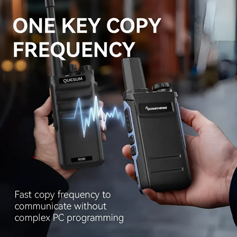 Ultra-slim Handheld Walkie Talkie Manufacturer - Quansheng TG-A1 2W VHF UHF FRS PMR446
