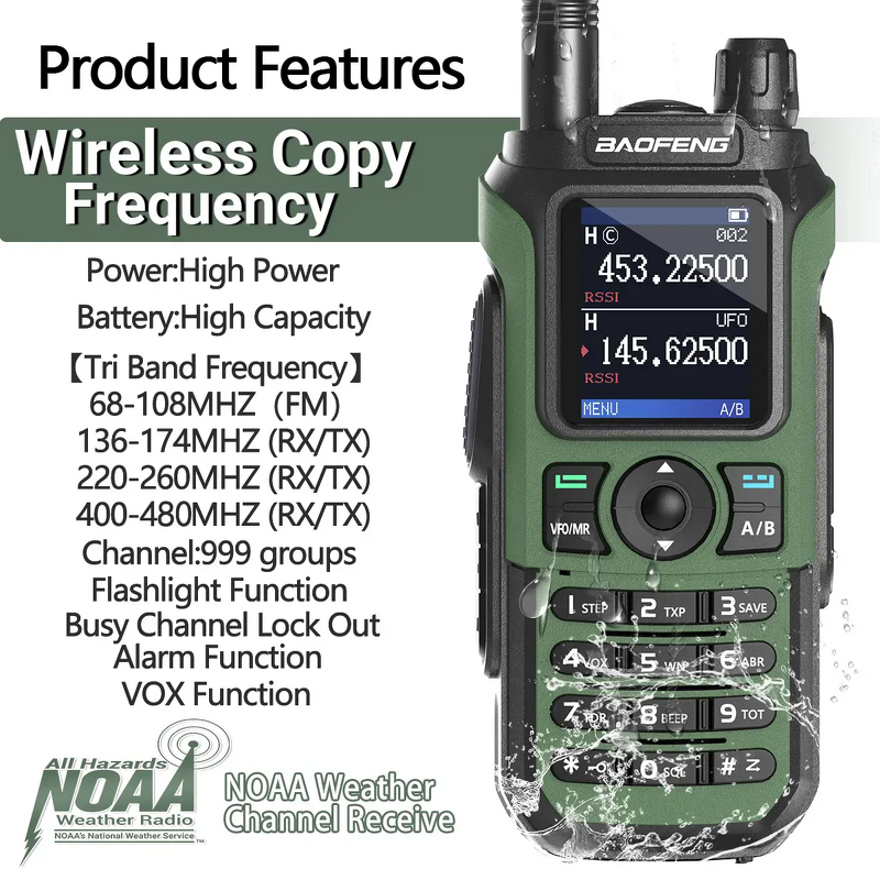 Two-Way Radio Manufacturer - UV-21 Pro V2 Handheld Dual Band 5W VOX DTMF