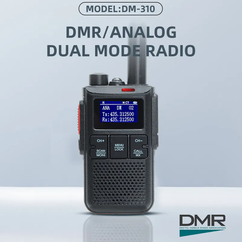DMR Walkie Talkie Manufacturer - YANTON DM-310 MINI Slim Type C USB Charge UHF PMR