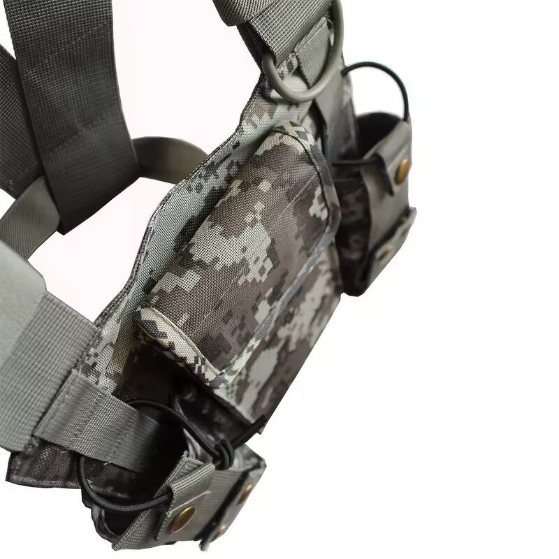 Radio Chest Harness Manufacturer - Tactics Case with Front Pouches for Universal Baofeng