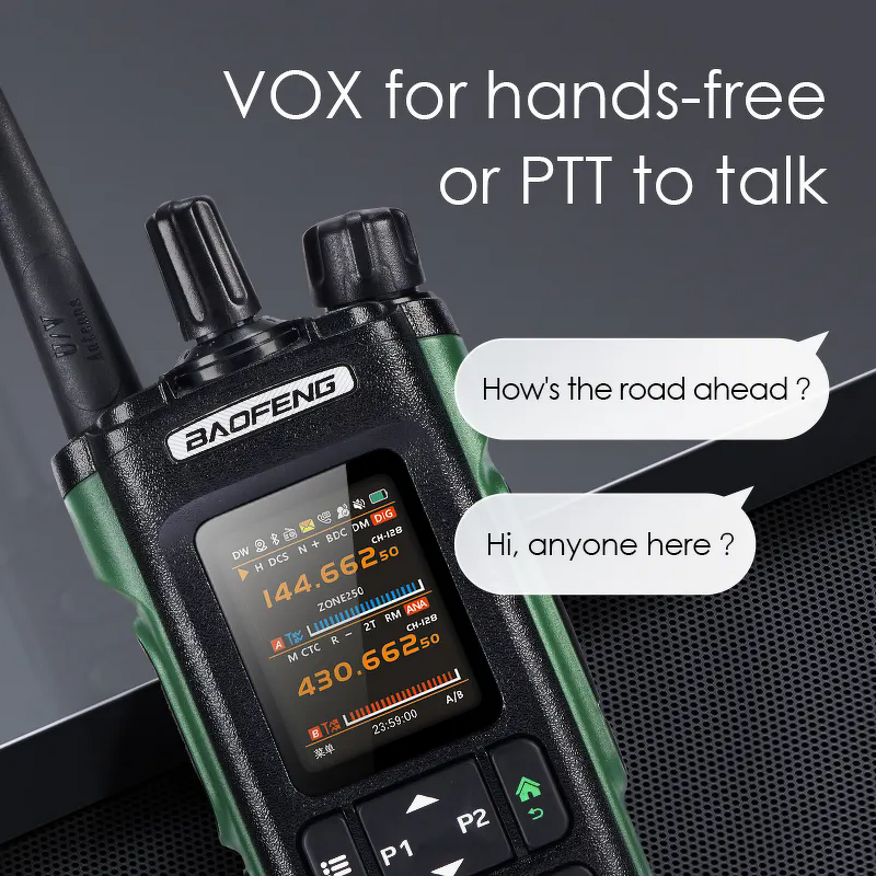 Digital Walkie-Talkie Manufacturer - DM-32UV 10W with GPS 2500mAh 1000 Channels