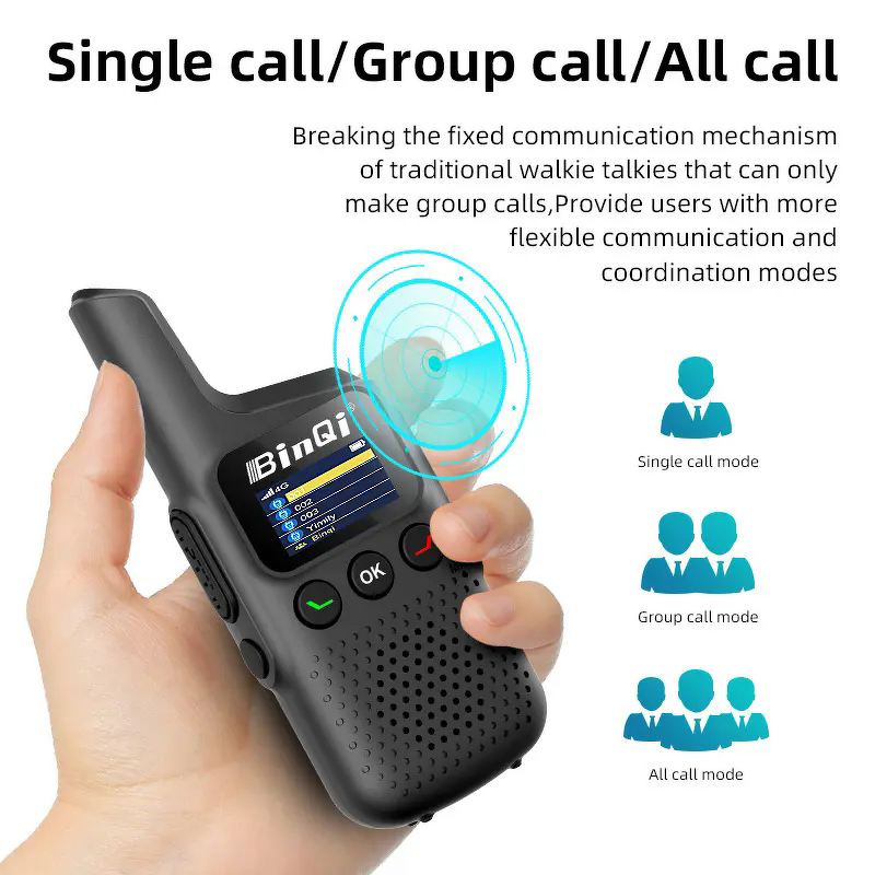 4G Handheld Two-Way Walkie Talkie Manufacturer - BinQi BQ-M1 Loud Horn 5000km Range