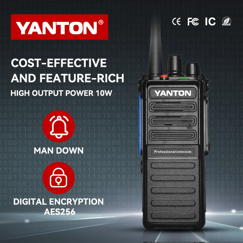 DMR Radio Manufacturer - YANTON DM-760 Dual Time Slot UHF VHF with GPS 10W