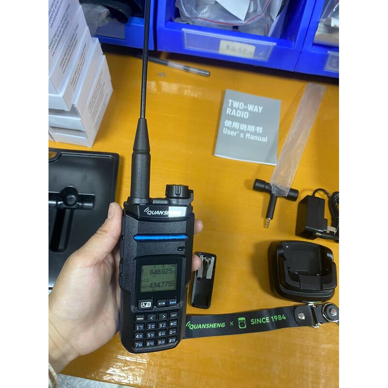 Walkie Talkie Manufacturer - Quansheng TK11 10W Air Band Type C Charge UHF VHF DTMF FM
