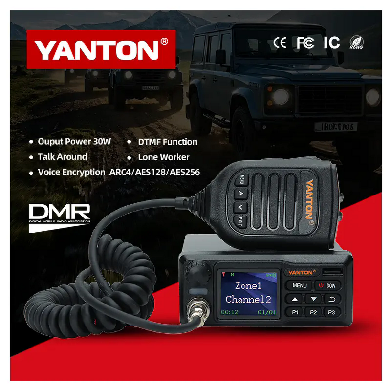 Digital DMR Transceiver Manufacturer - YANTON DM-8800 VHF UHF Dual Mode 30W Output