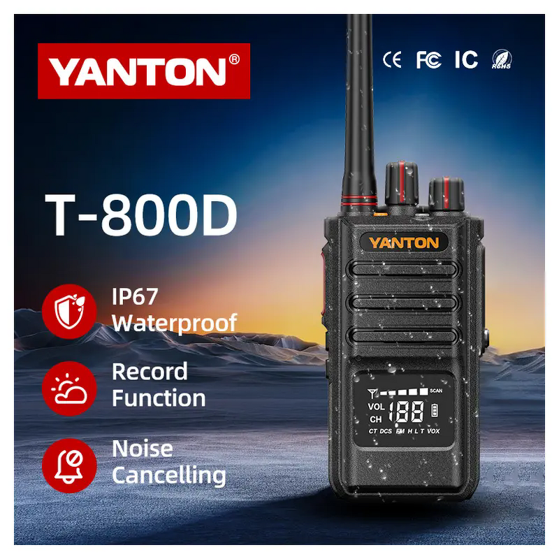 Walkie Talkie Battery Manufacturer - High Quality Long Range Li-ion Fast YANTON T-800D