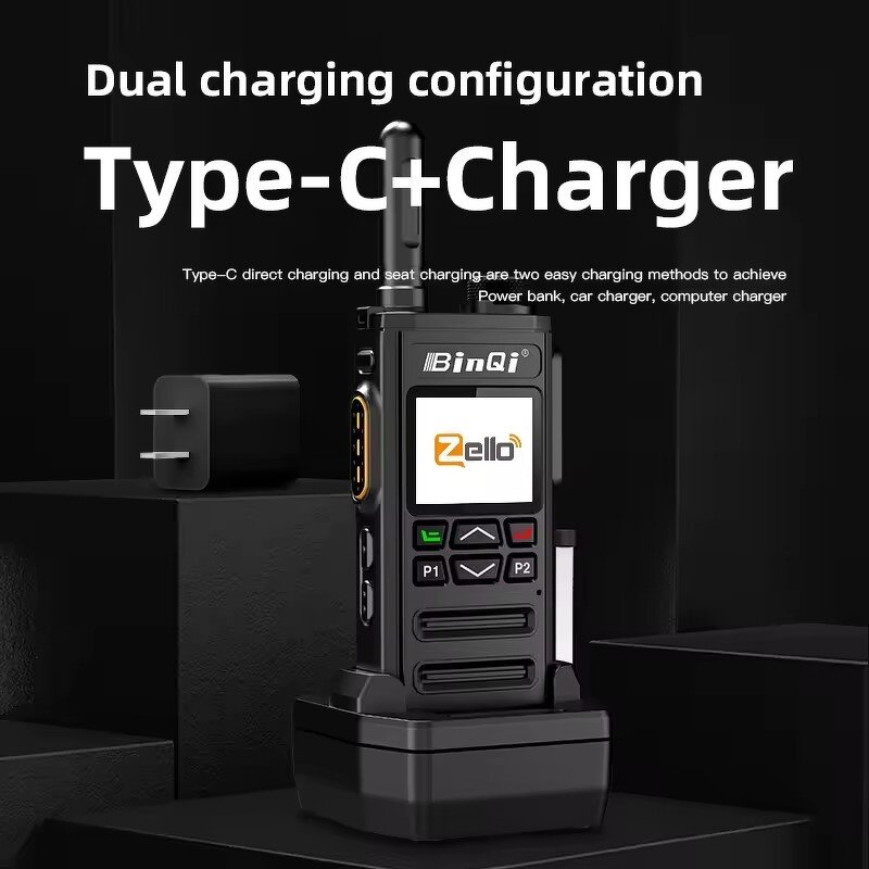 POC Android Walkie Talkie Manufacturer - Zello BQ-268 4G Sim Card Long Range Handheld Radio