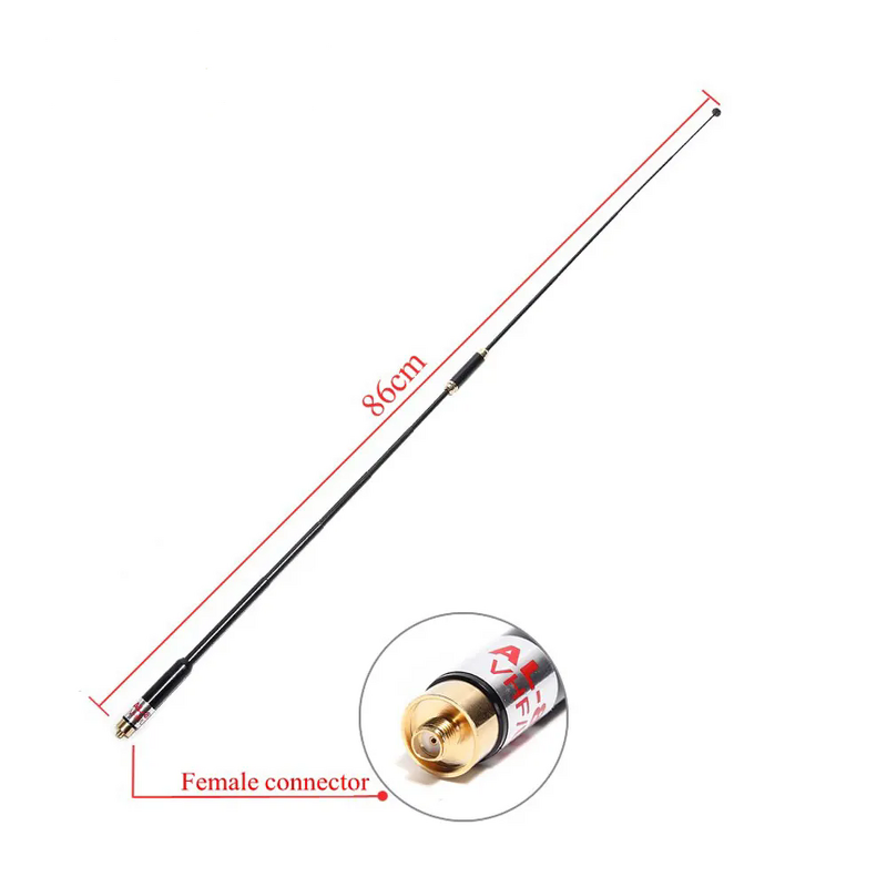 Dual Band VHF UHF Antenna Manufacturer - AL-800 Telescopic for UV-3 Plus UV-5R UV-82
