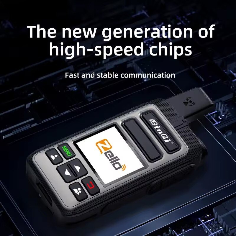 POC Android Walkie Talkie Manufacturer - Zello BQ-555 Long Range 4G Sim Card WiFi Network