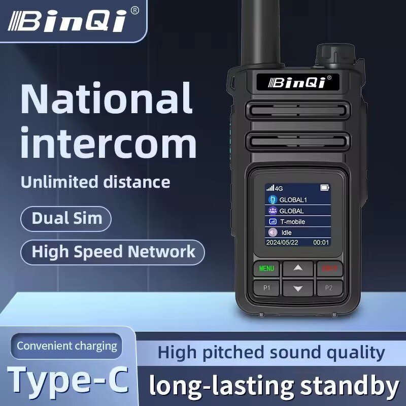 Handheld Walkie Talkie Manufacturer - Zello BQ-V8 4G Sim Card WiFi Network Professional POC