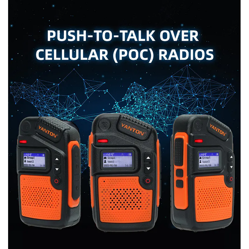 4G Handheld POC Walkie Talkie Manufacturer - YANTON T-X2 GPS Blue Tooth Long Range