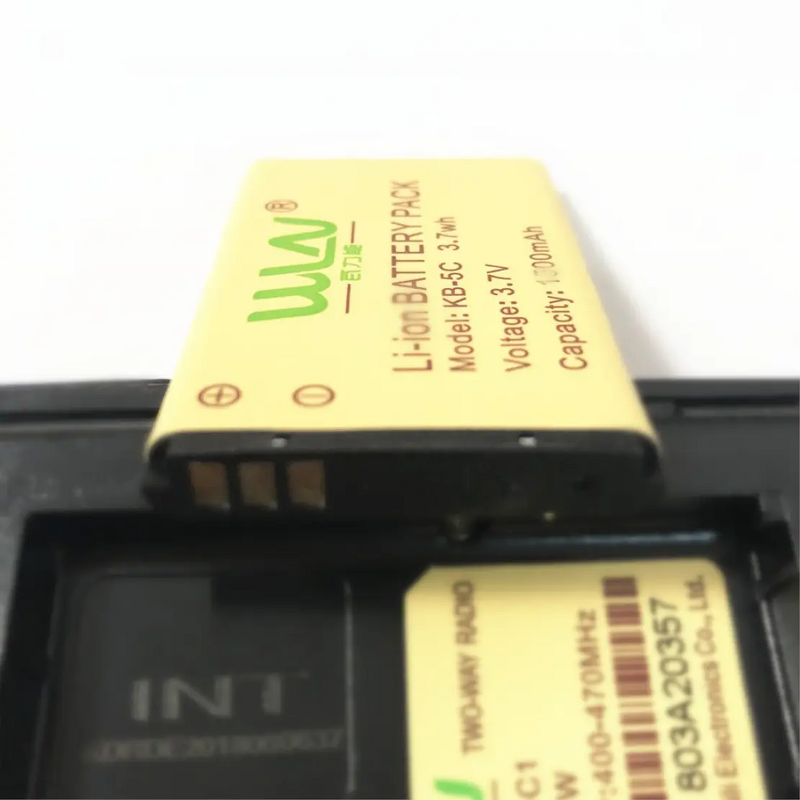 Battery Manufacturer - Original KB 5C 3.7V 1500 MAh for WLN KD C1 KD C2 Mini Walkie Talkie
