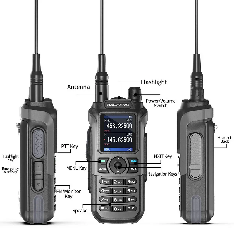 Two-Way Radio Manufacturer - UV-21 Pro V2 Handheld Dual Band 5W VOX DTMF