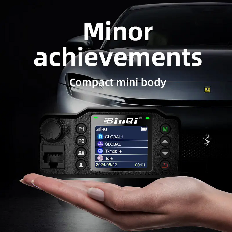 4G POC Car Radio Manufacturer - BinQi BQ-8900EU GPS Vehicle-Mounted Real PTT SIM Card