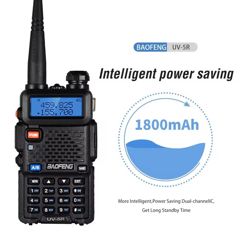 Handheld Radio Manufacturer - For Baofeng UV5R Original Dual-Band VHF UHF 5W/8W High Power