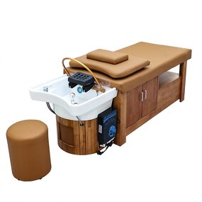 Spa Bed Manufacturer - Thai Style with Ceramic Shampoo Storage