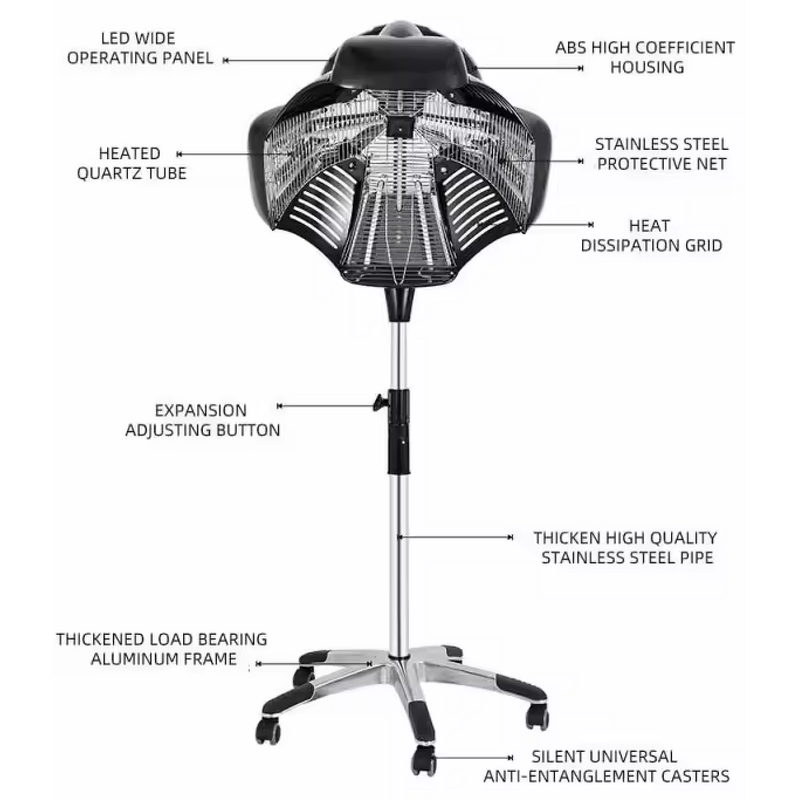 Hair Dryer Manufacturer - Flying Saucer Shape White Multi-function