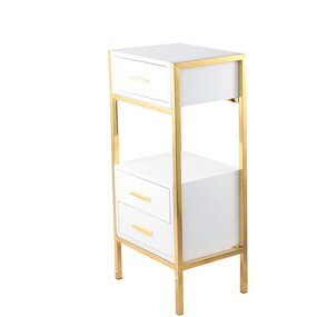 Tool Cart Manufacturer - 3 Drawer Mobile Stainless Steel for Salon