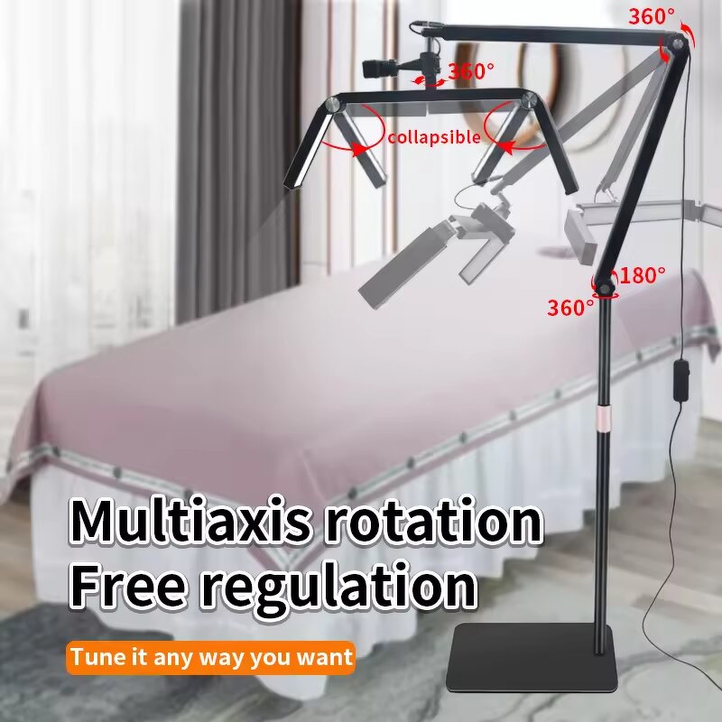 Salon Lamp Manufacturer - 26 Inch Half Moon LED 360 Degree Rotating