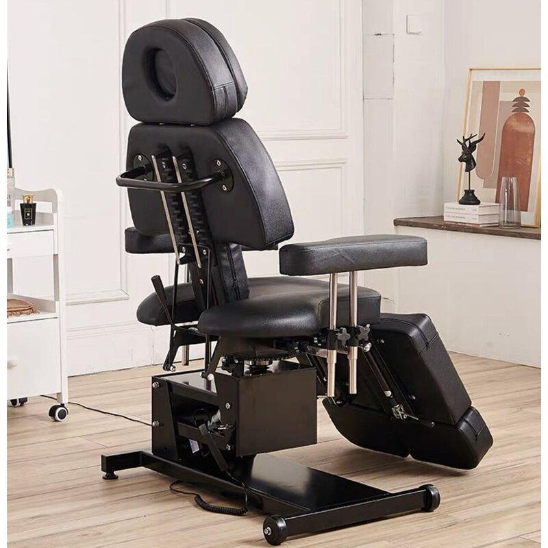 Tattoo Chair Manufacturer - New Design Hydraulic Adjustable Black